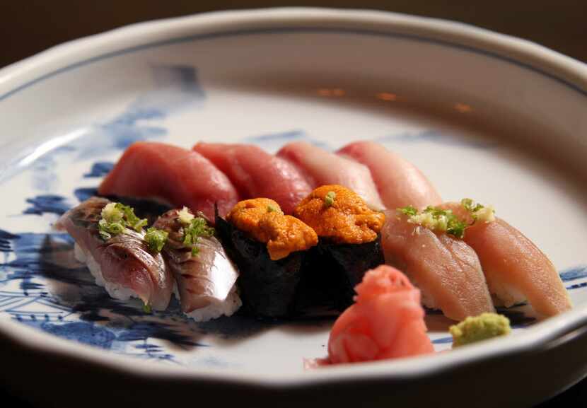 Sushi platter at Masami Japanese Sushi and Cuisine in Richardson