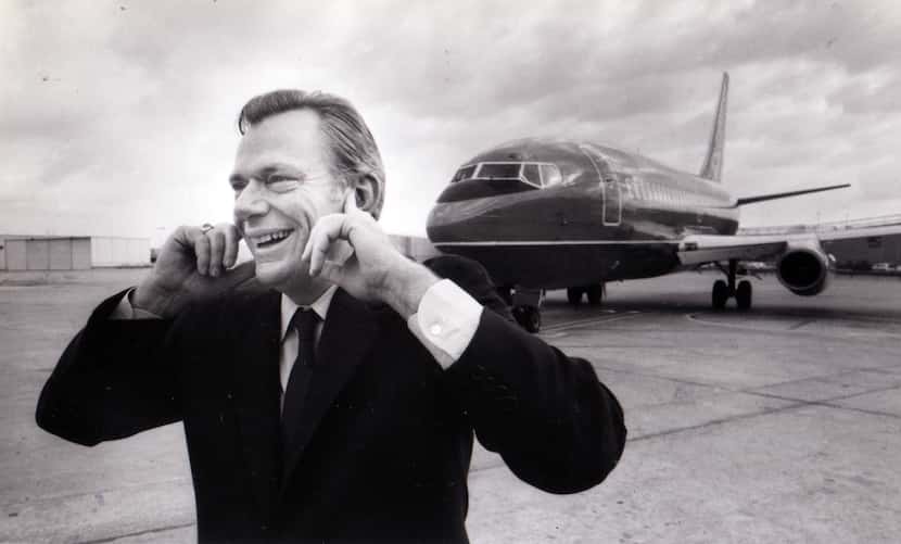 In 198, Herb Kelleher covered his ears as a Southwest Airlines jet taxied to the runway at...