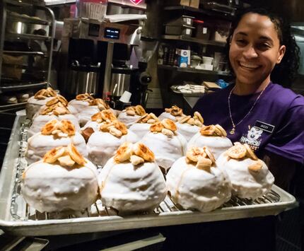 New Orleans' District Donuts occupies a prime space at the Cosmopolitan's Block 16 food...