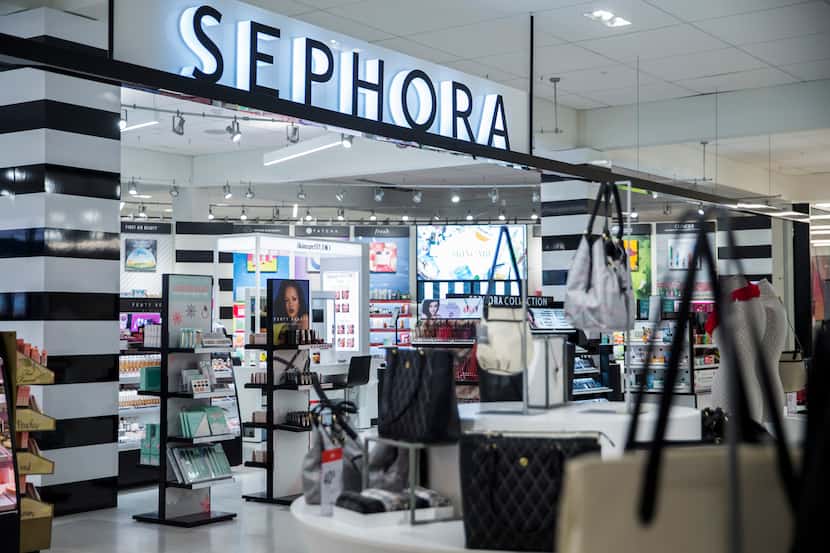 A Sephora store inside the J.C. Penney store at North East Mall in Hurst, Texas.