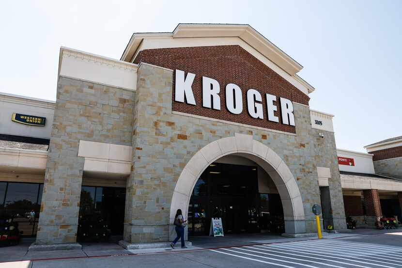 A Kroger store in Frisco. As of the end of its third quarter on Nov. 4,  Kroger has already...