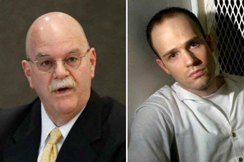 Former state District Judge Vickers Cunningham (left) sent Randy Halprin to death row in...