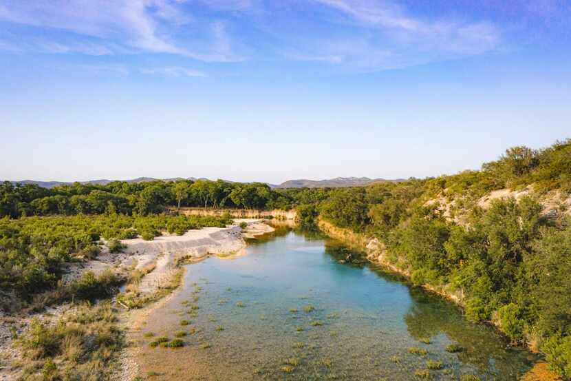 The 8,440-acre Nineteen Mile Ranch is northwest of Uvalde on the Nueces River.