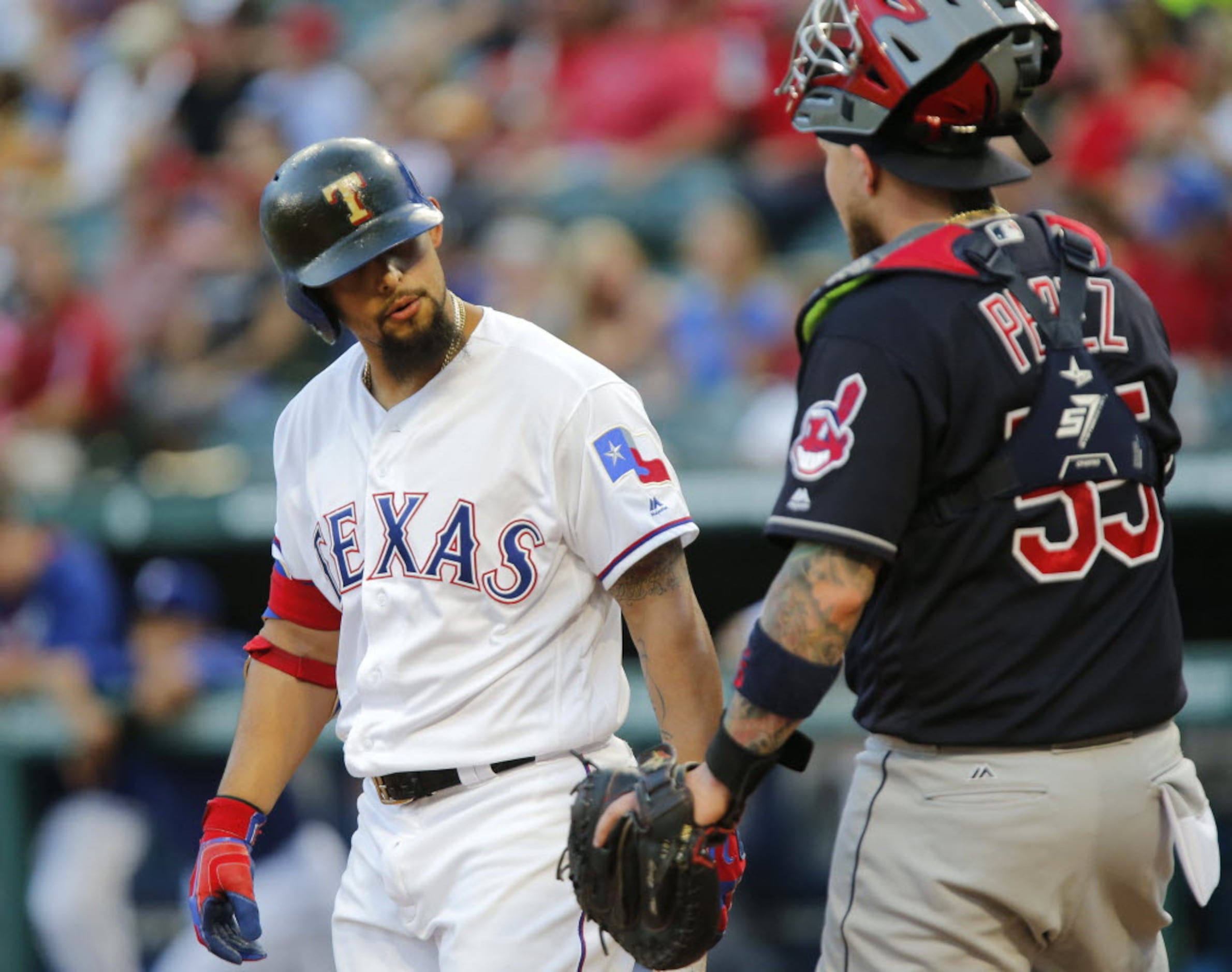 Rougned Odor punches Bautista in the jaw. MUST SEE ! ( SLOW MOTION