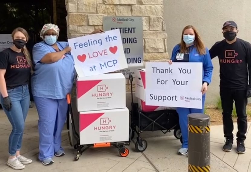 Hungry at Home has delivered meals to Medical City Dallas hospital.