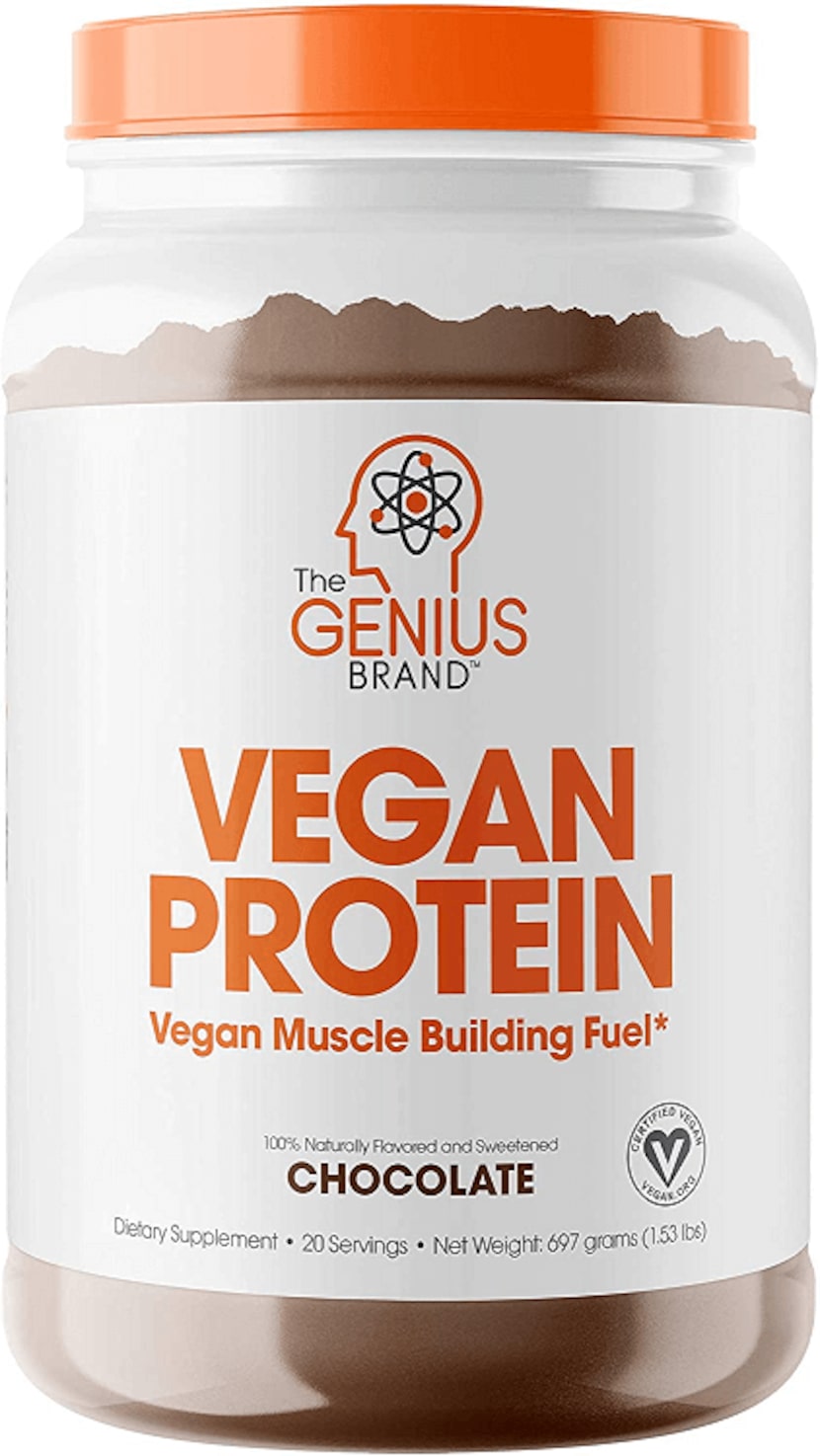 Genius Vegan Protein label