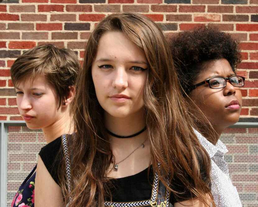 
From left: Maya Pearson, Isabella Montague and Alexandria Lofton in Dangerous Things on...