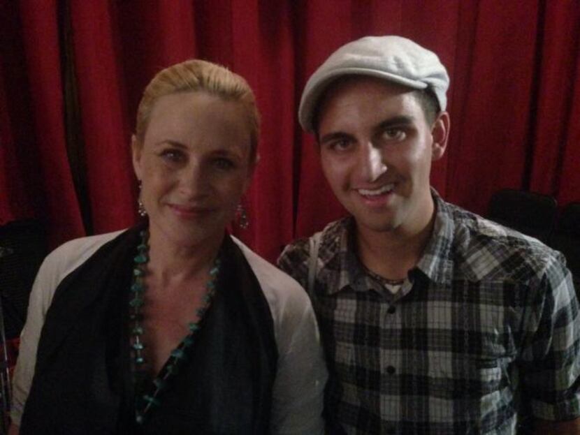 
Tyler (right) of Richardson reconnected with Boyhood cast members such as Patricia Arquette...