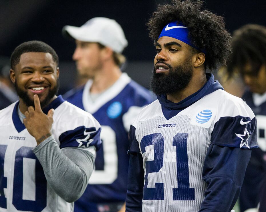 Cowboys position preview: It's Ezekiel Elliott's world at RB, but is Tony  Pollard a lock at No. 2?