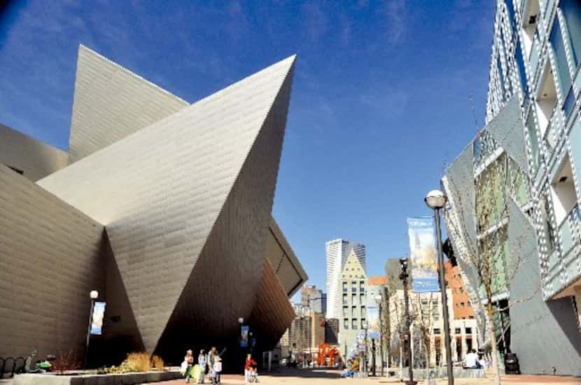 The Frederic C. Hamilton Building at the Denver Art Museum opened on Oct. 7, 2006, doubling...