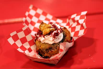 We called the fried red velvet cupcake 'an absolute must' in 2012.