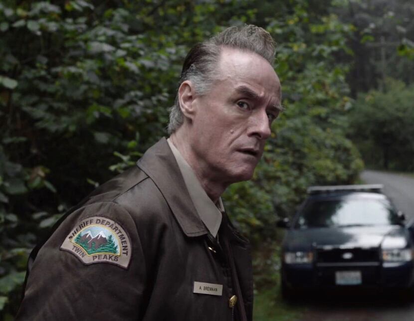 Harry Goaz in the updated version of "Twin Peaks," which aired on Showtime in 2017. 