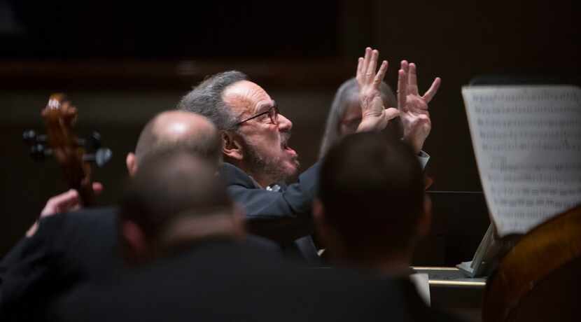 James Richman, Dallas Bach Society's artistic director, conducts George Frideric Handel's...