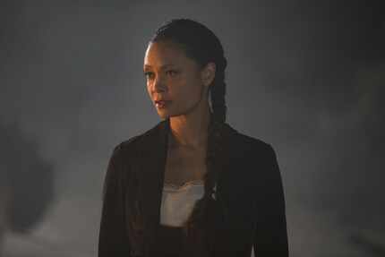 Maeve (Thandie Newton) has come a long way from the Mariposa Saloon.