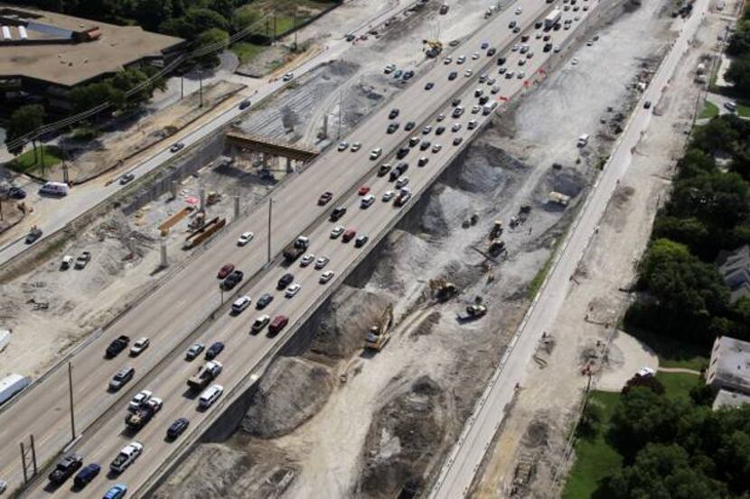 Construction on the 17-mile-long LBJ Express Project is expected to take roughly five years...