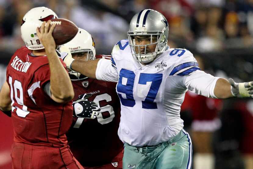Jason Hatcher (97) in action during the Arizona Cardinals vs. the Dallas Cowboys NFL...