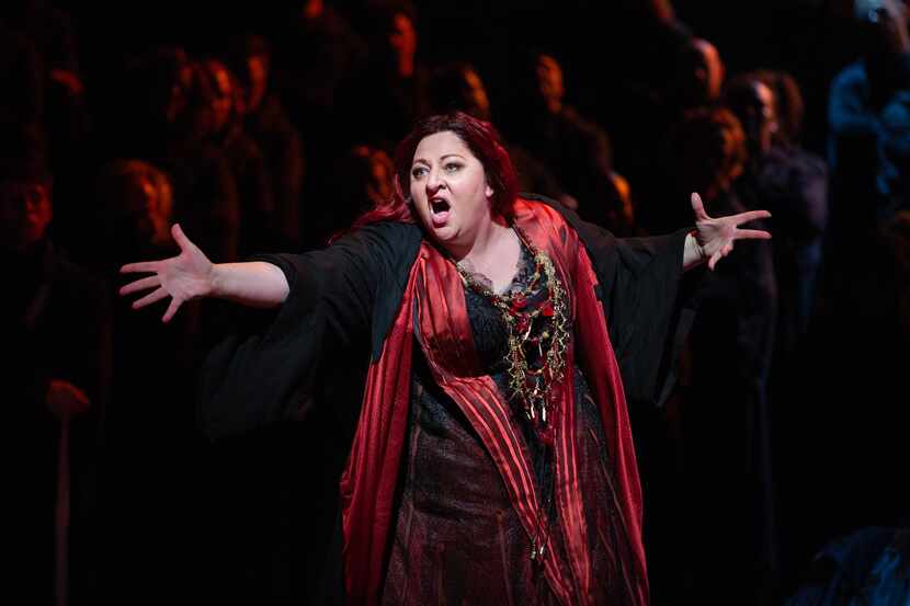 Christine Goerke works her scorcery as Ortrud in the Metropolitan Opera's Francois Girard...