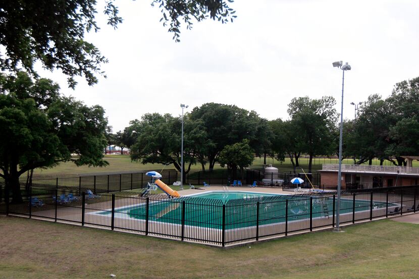 The Samuell-Grand Park swimming pool in Old East Dallas