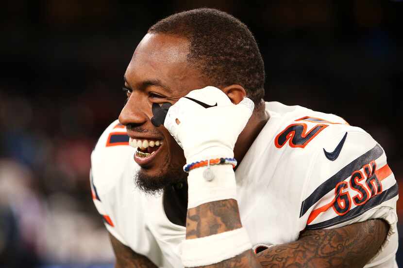 Ha Ha Clinton-Dix (21) of the Chicago Bears looks on after the game between the Chicago...