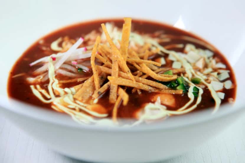 Tortilla soup. Dean Fearing didn't invent the famous chicken-chile-tomato soup; it has deep...