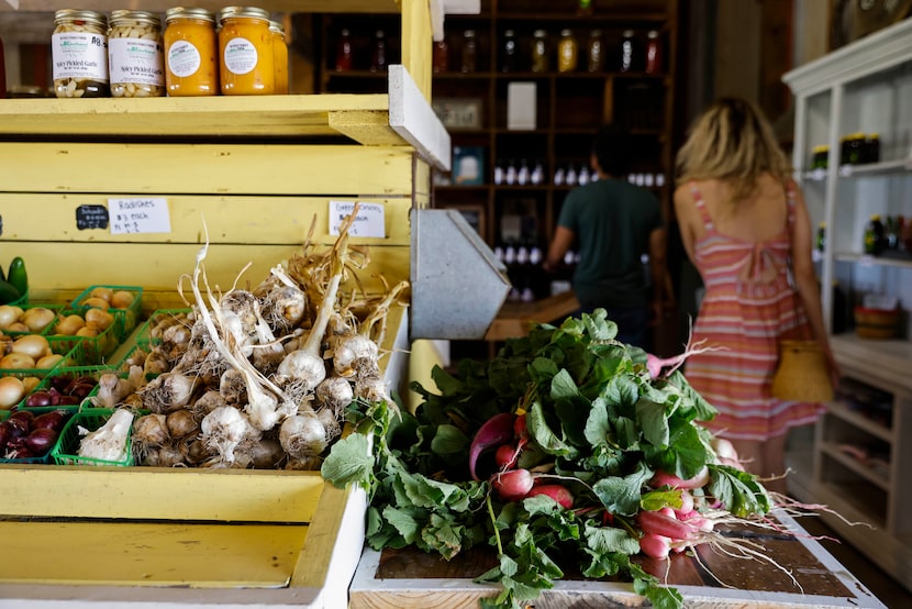 Fresh produce remain in the store at Reeves Family Farm on June 9 in Princeton. This farm is...