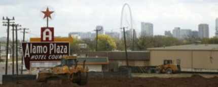 Click to enlarge: The sign as it looked before its removal on April 11, 2013 (Ron...