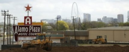 Click to enlarge: The sign as it looked before its removal on April 11, 2013 (Ron...