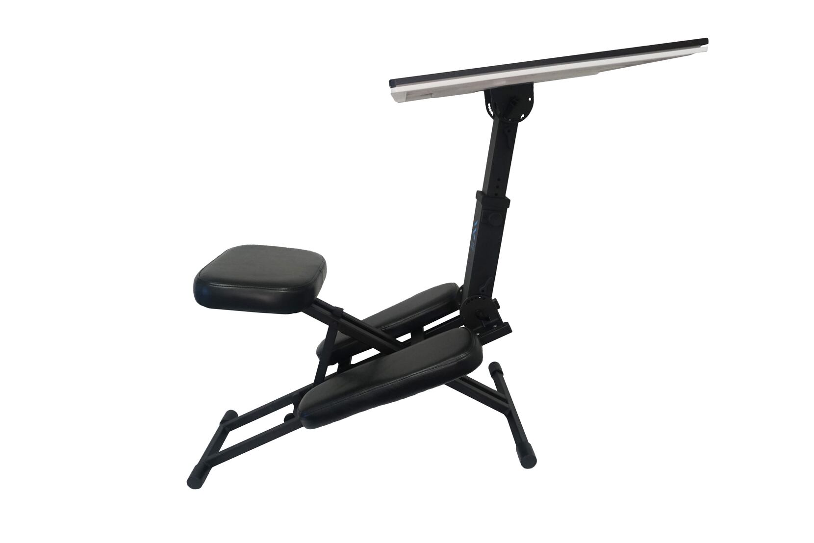Portable Floor Desk & Bench: Ergonomic Comfort for Work & Study
