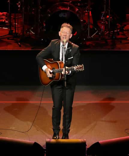 Lyle Lovett performs at the Winspear Opera House in Dallas, Texas, on Aug. 18, 2019. (Jason...
