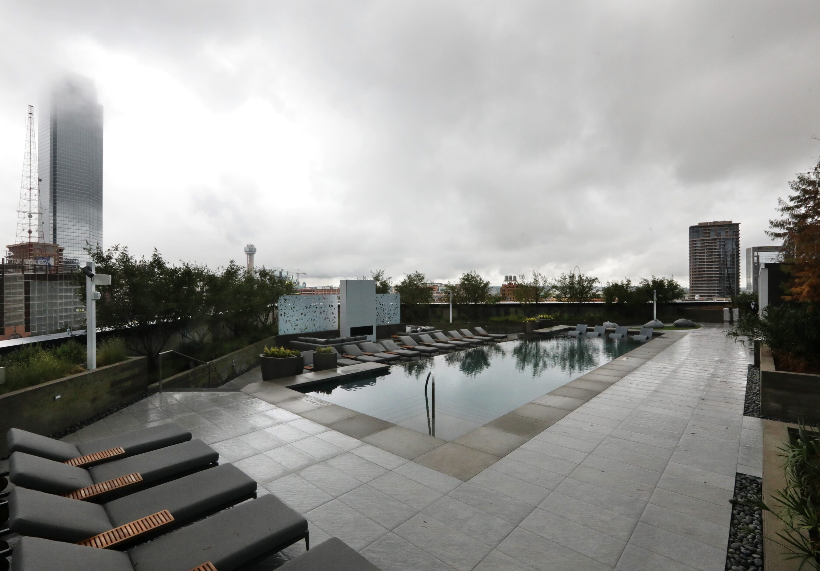 The pool at Amli Fountain Place.