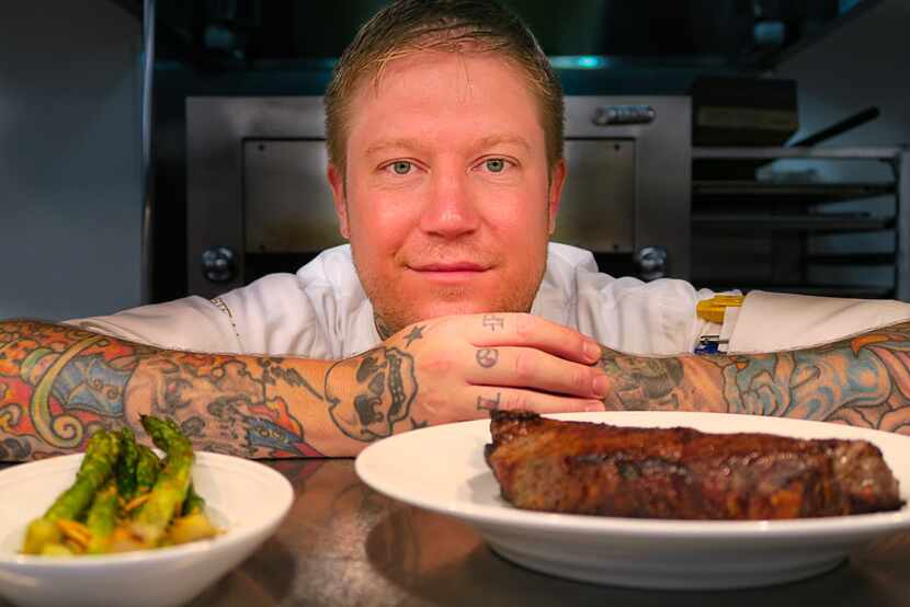Patrick Munster heads the kitchen at MB Steak, from the family that founded Morton's...