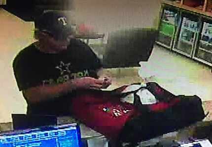 Lewisville police say this man stabbed and robbed another delivery driver Nov. 26.