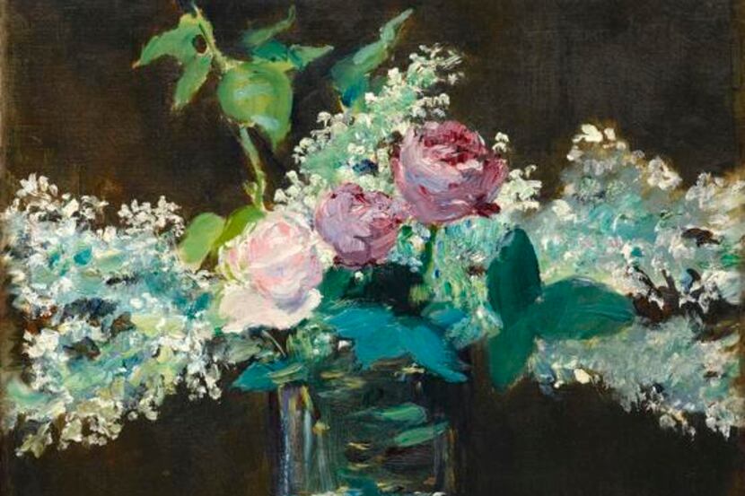 
Vase of White Lilacs and Roses by Manet will be part of the “Bouquets: French Still-Life...