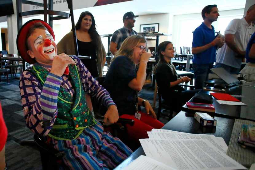 
Kawika Stanton, a Ringling Bros. clown, helped gauge the talent during auditions for the...