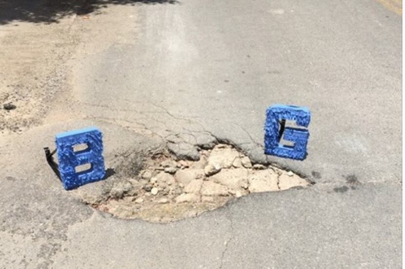 
A Facebook page dedicated to Dallas potholes has been pointing out the city’s street...