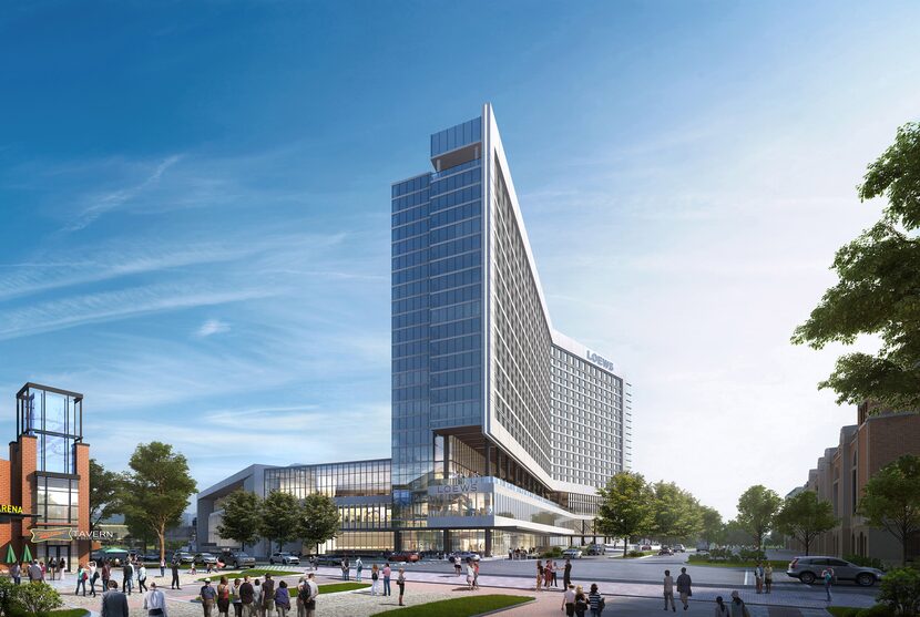 Loews Hotels' new property will connect to its Live! By Loews-Arlington hotel via skybridge.