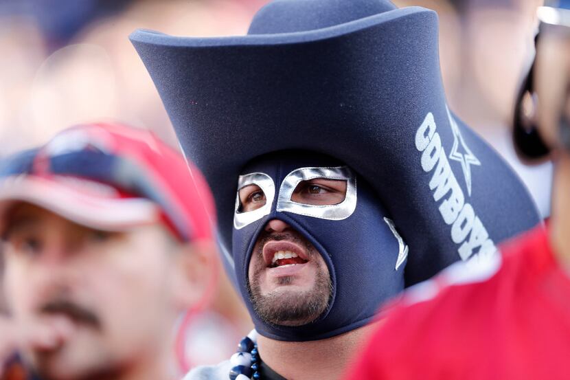 Dallas Cowboys fan during the second half of play at Levi's Stadium in Santa Clara,...