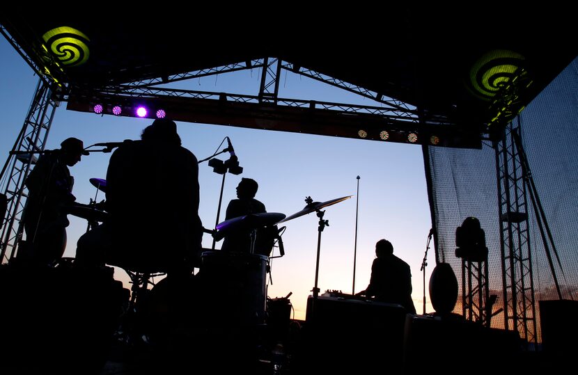 Justin Townes Earle performs during Untapped at Panther Island Pavilion in Fort Worth in...