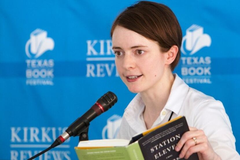  Emily St. John Mandel at the Texas Book Festival in 2014. (DMN file/Julia Robinson)