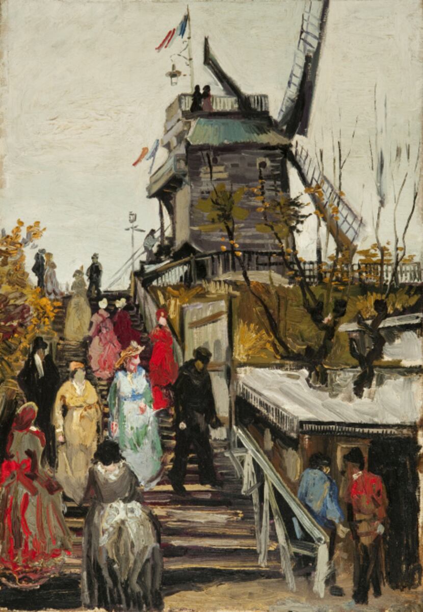 An undated handout photo of Vincent van Gogh's "The Blute-fin Mill." While van Gogh's...
