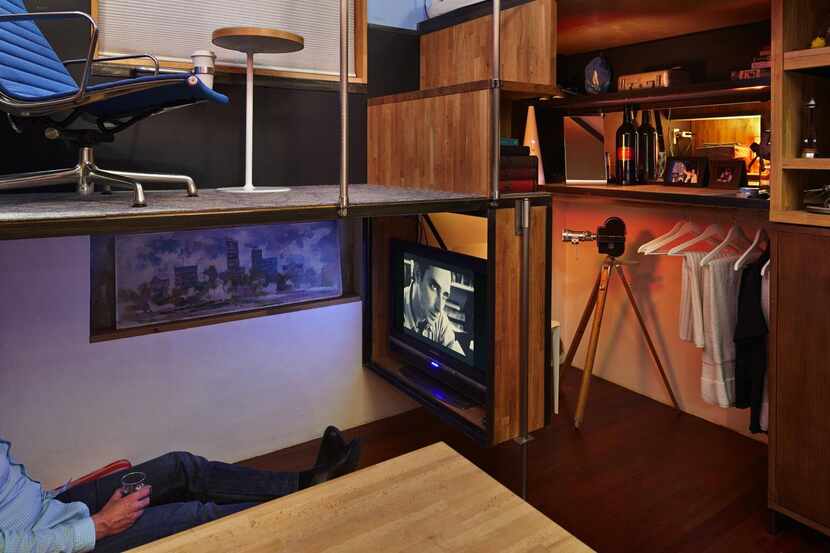 
Steve Sauer, an engineer-designer at Boeing, bought and started designing his small loft in...