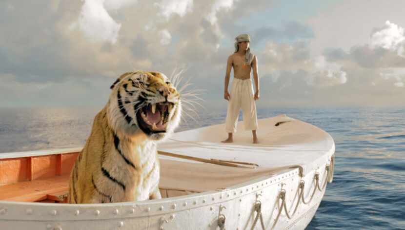 Surah Sharma in a scene from "Life of Pi," directed by Ang Lee.