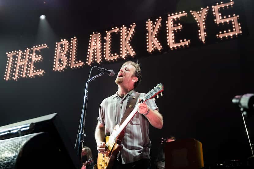 Dan Auerbach of the Black Keys performs as part of the band's "Let's Rock" tour, at Dickies...