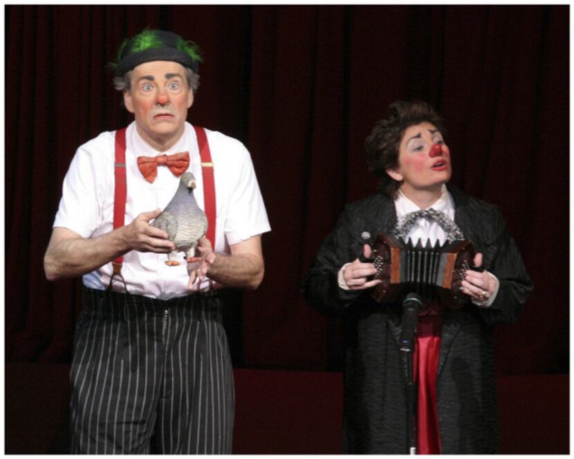 L-r: Clowns Monday and Slappy will perform as part of the Showtime Saturdays series. 