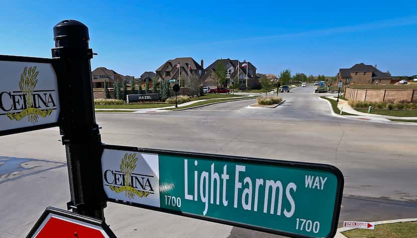 Builders have sold more than 1,000 homes in the Light Farms community in Celina.