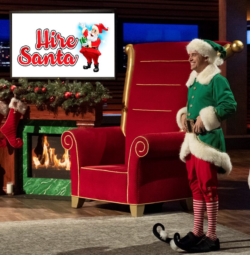 HireSanta "head elf" Mitch Allen was featured on Shark Tank in 2018.