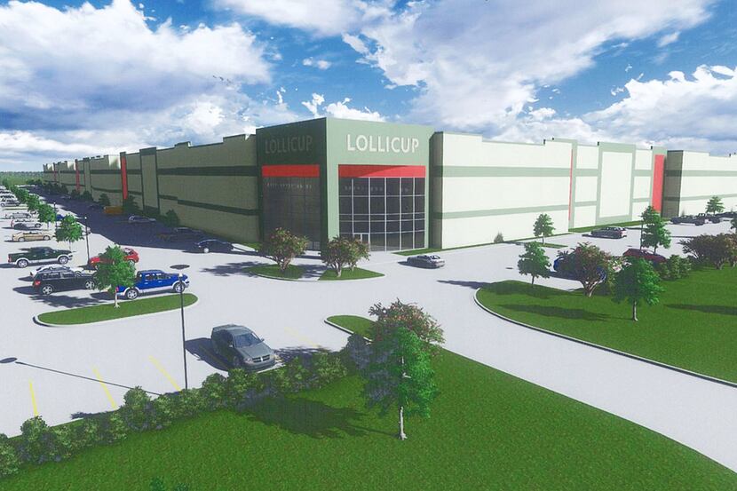 Rendering of Lollicup USA manufacturing plant in Rockwall that will employ 200 people.