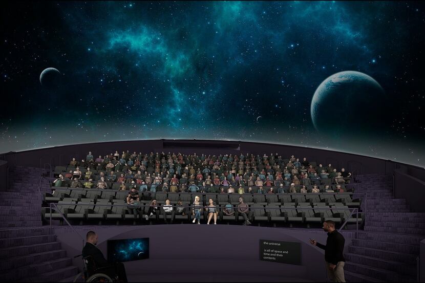 The Fort Worth Museum of Science and History Museum released this rendering of the Omni IMAX...