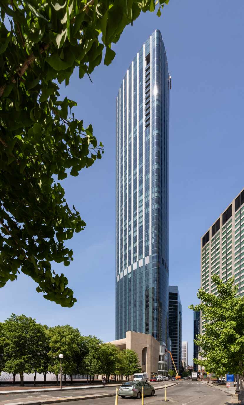 The developer built the 61-story Four Seasons Hotel & Private Residences One Dalton St. in...