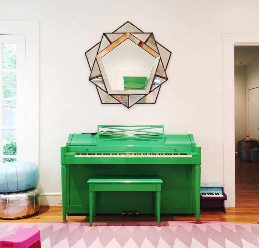 Transform a tired piece of furniture into a statement-maker with lacquer paint, suggest the...